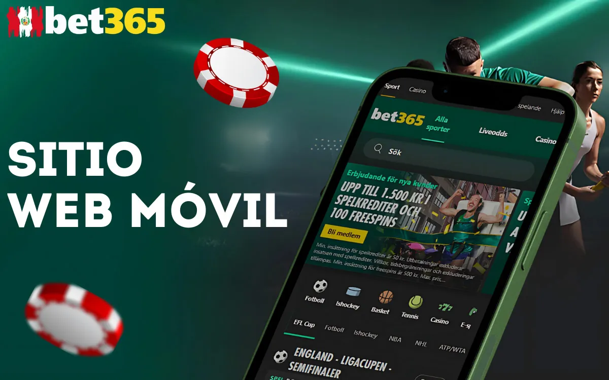 Bet365 Sitio web móvil